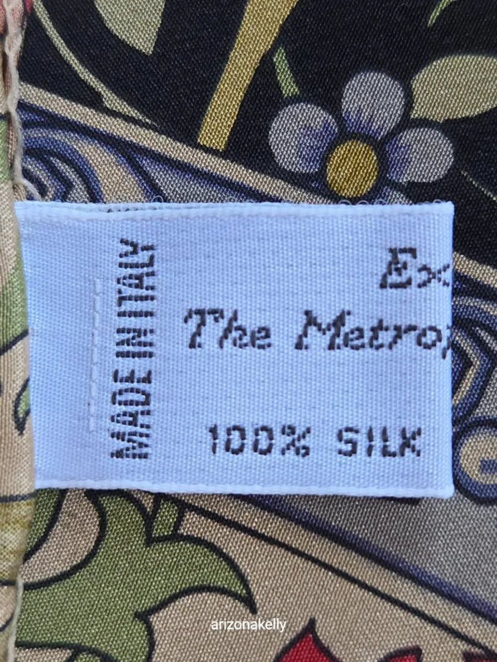NWT The Met Silk Oblong Scarf William Morris - Picture 5 of 16